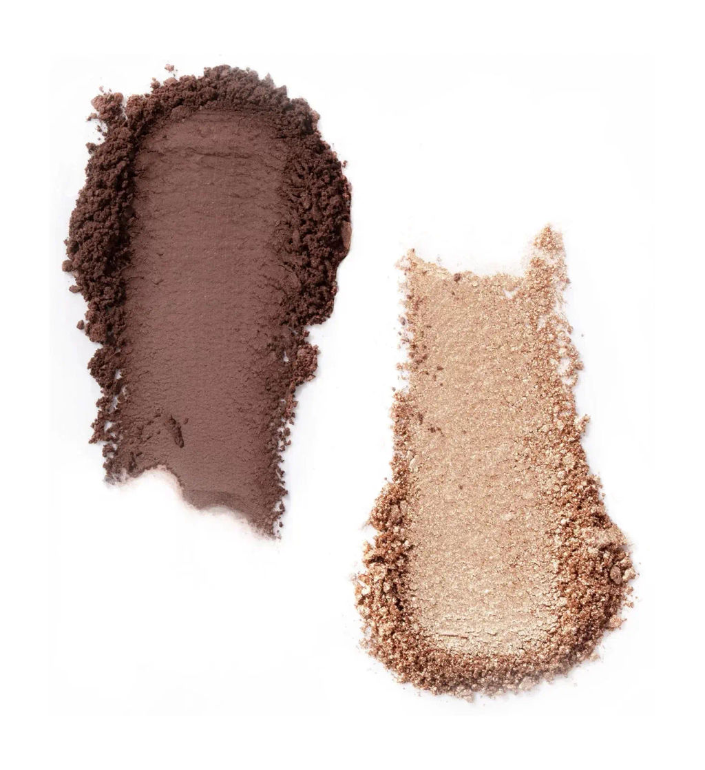 LavelleCollection Тени для век ES32 двухцветные тон 03 терракотовый/золотистый шиммер