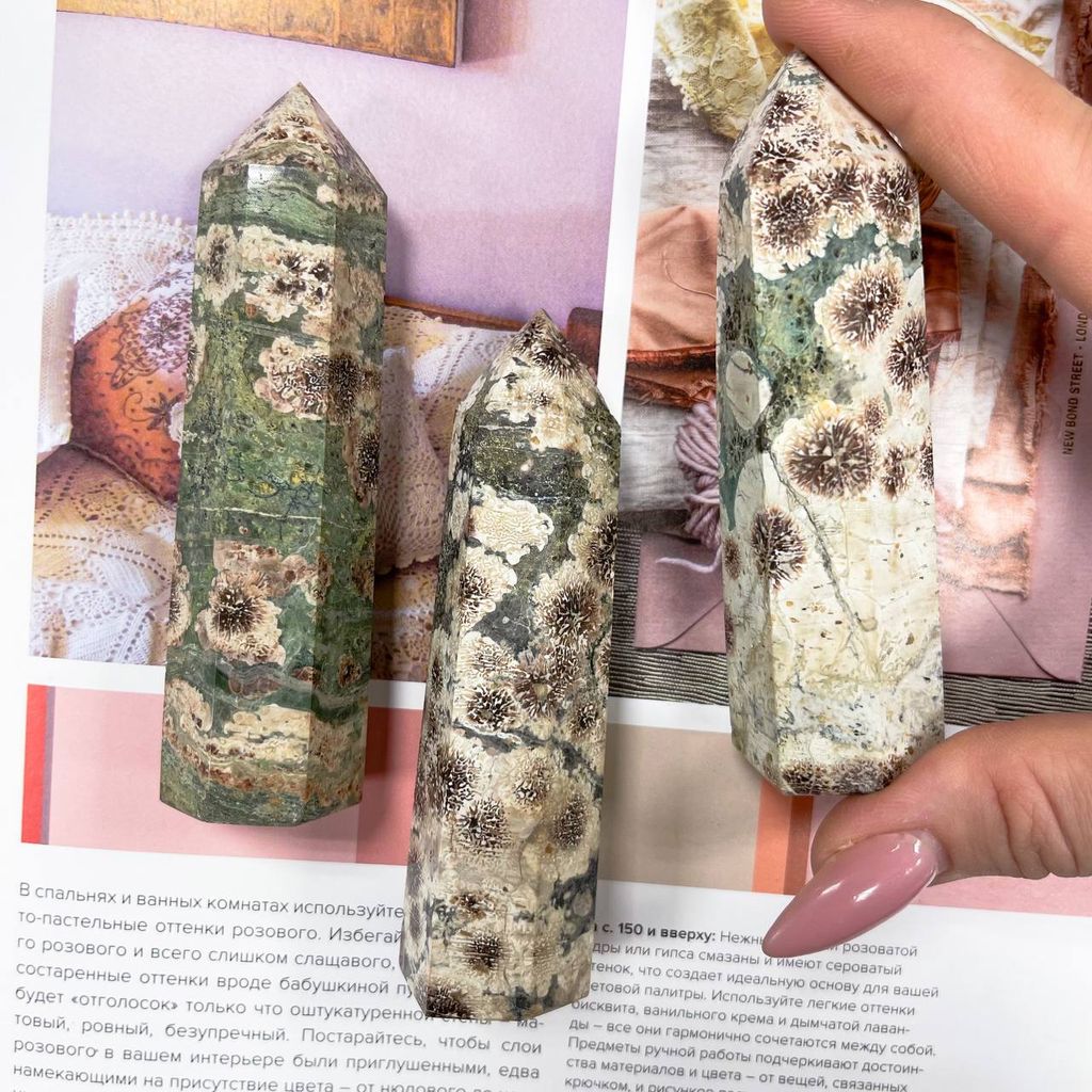 Кристалл из Агата цветочного - Радуга самоцветов фото 2