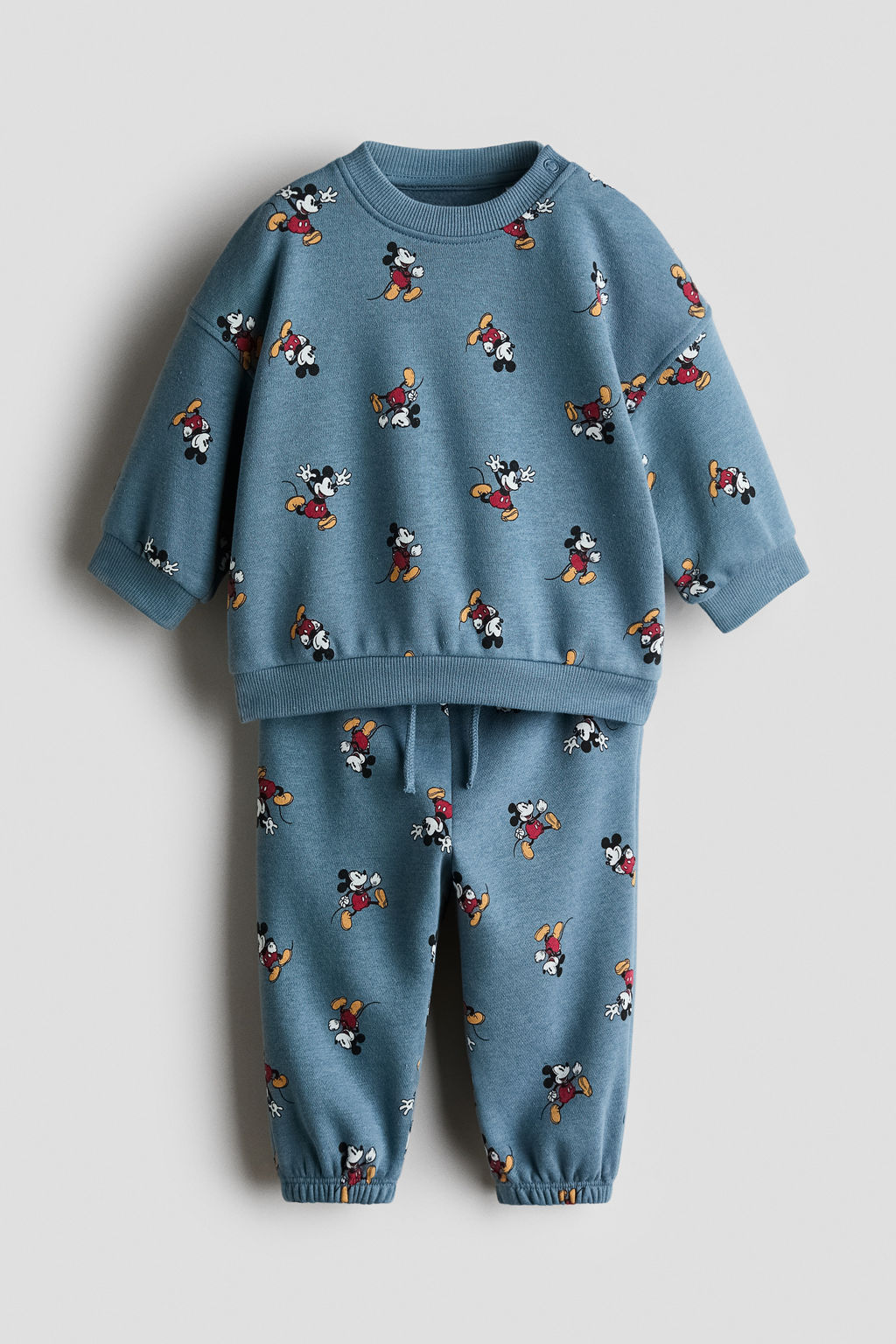 Conjunto estampado de 2 piezas en tejido sudadera