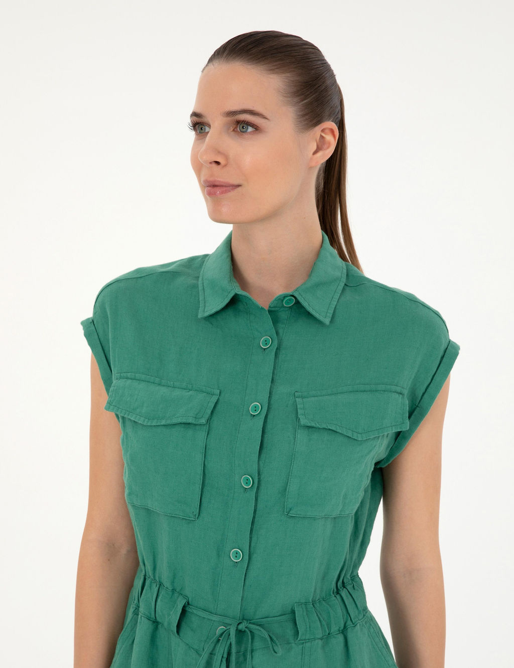 Ye_il Keten Dokuma Tulum - Pierre cardin фото 2