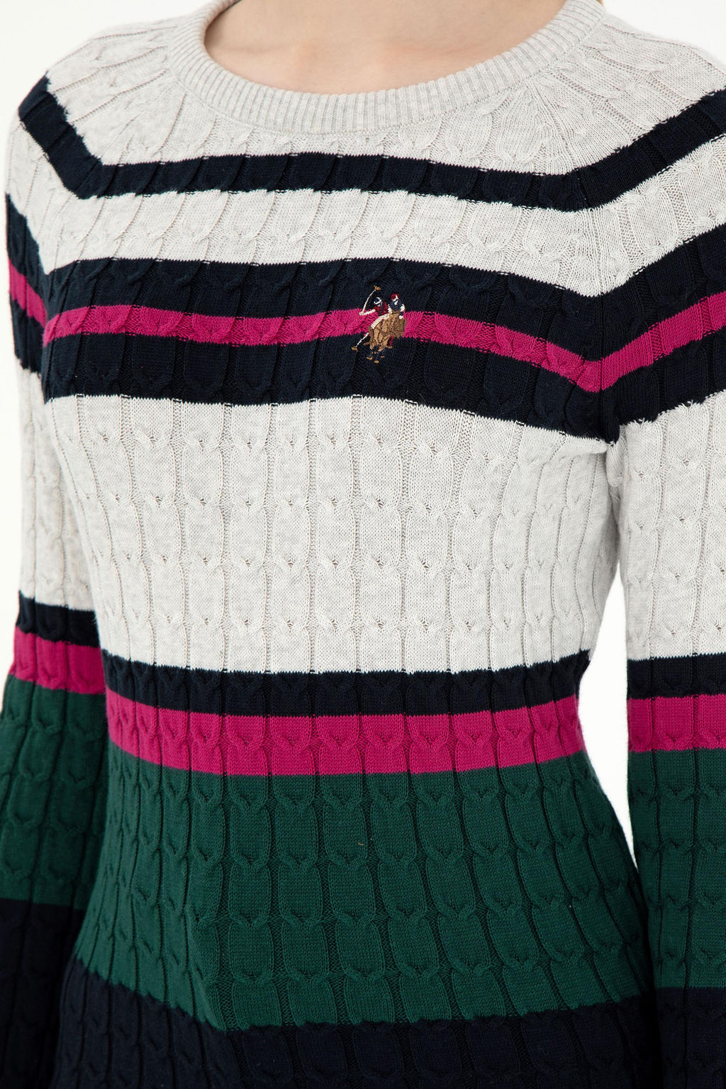 Женский темно-синий свитер Неожиданная скидка в корзине - U.s. polo assn фото 7