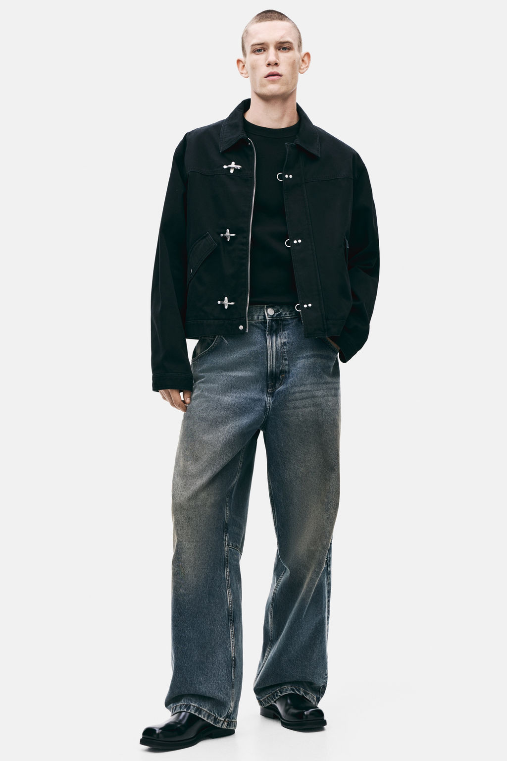 Vaquero baggy con pinzas - H&m фото 5