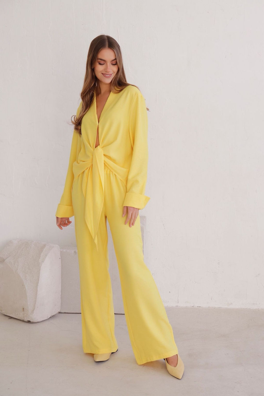 10518 Костюм с завязками лимонный - Martichelli фото 4