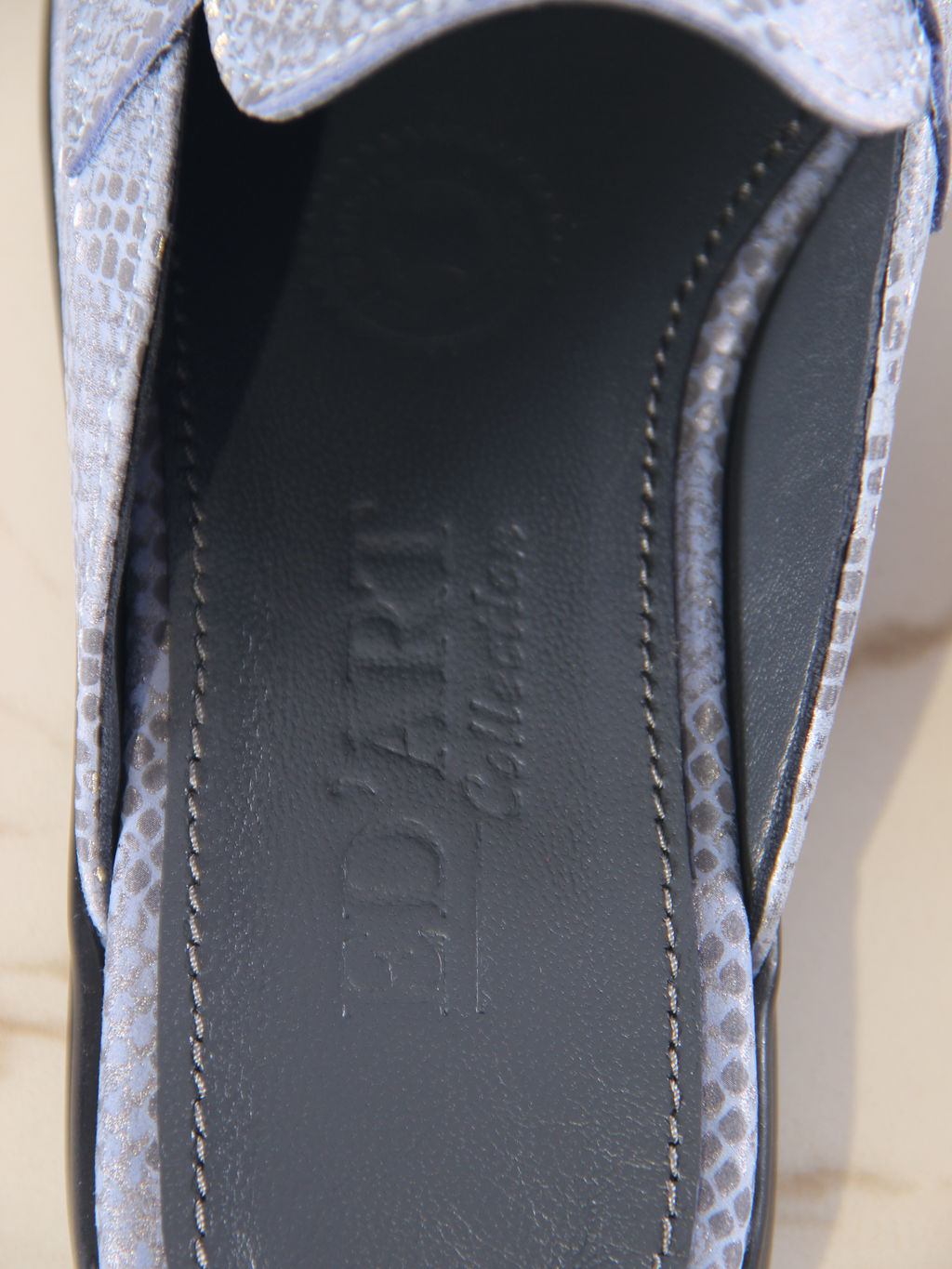 Мюли 1070.2614bl.Голубая мамба