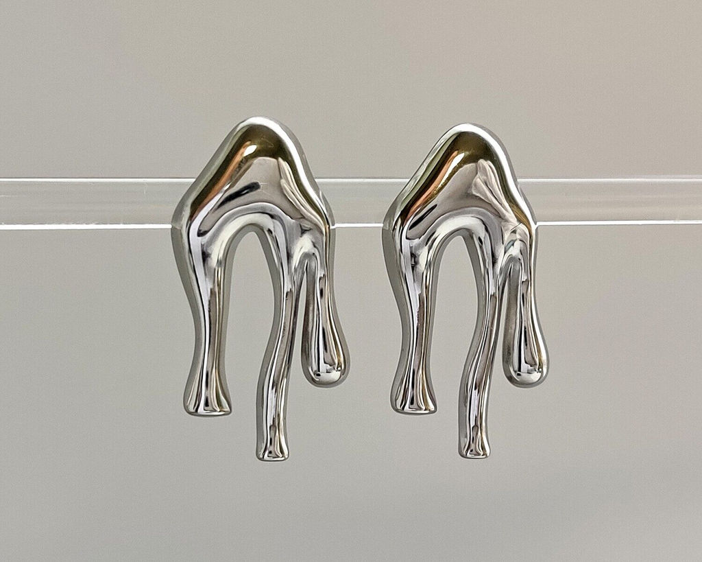 Серьги из стали
