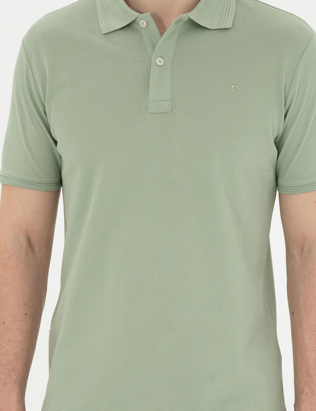 Ye_il Slim Fit Basic Ti__rt - Pierre cardin фото 13