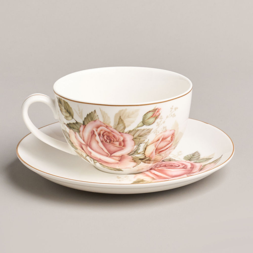 ЧАЙНЫЙ НАБОР LEFARD КОРЕЙСКАЯ РОЗА НА 6 ПЕР. 12 ПР. 300 МЛ  фото 6