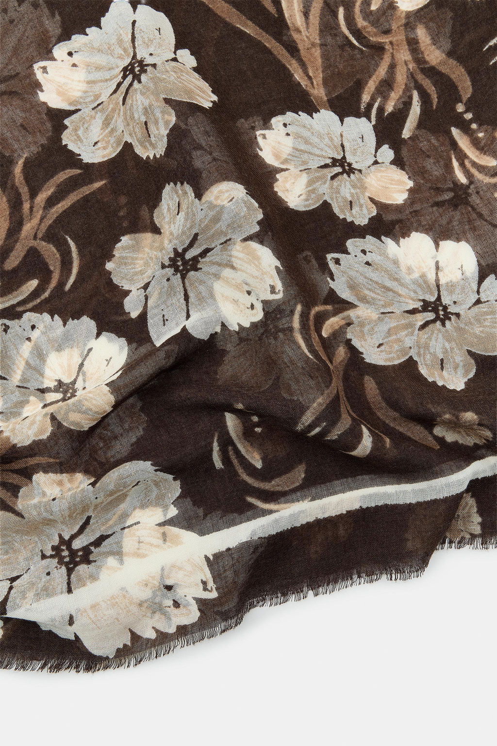 FLORAL PRINT SCARF - Zara фото 3