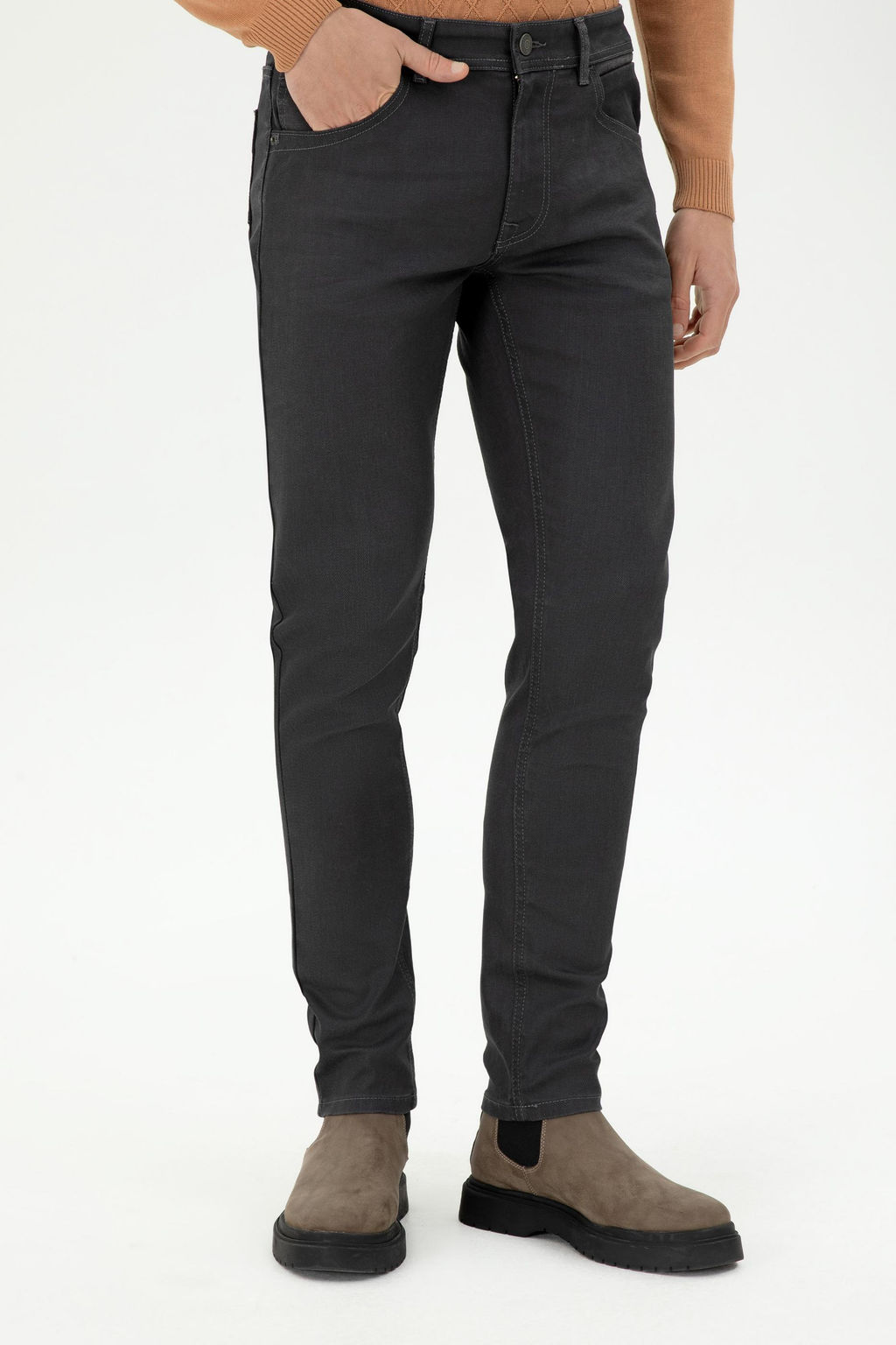 Мужские джинсовые брюки антрацитового цвета Неожиданная скидка в корзине - U.s. polo assn фото 2