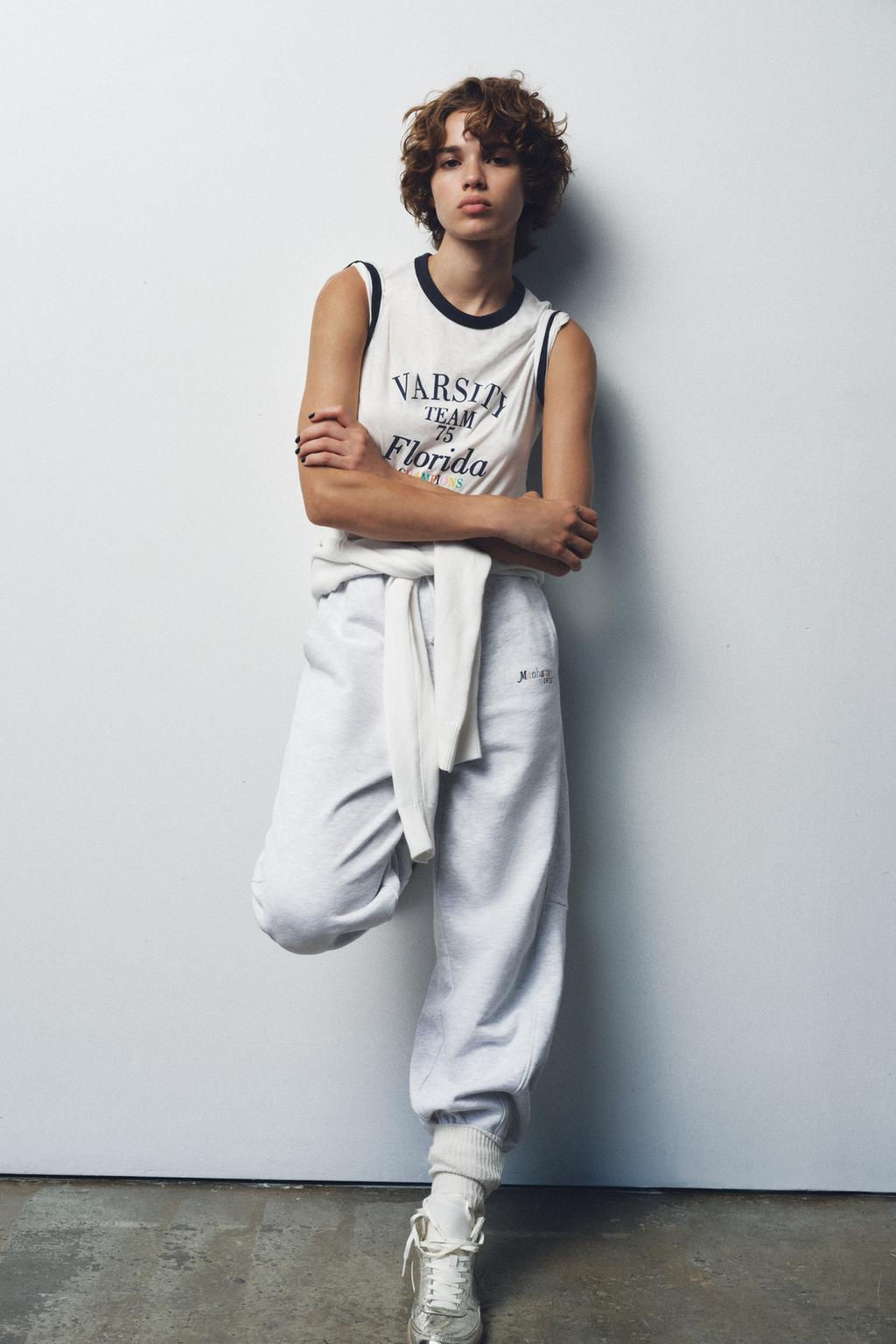 SLOGAN SLUB T-SHIRT - Zara фото 2