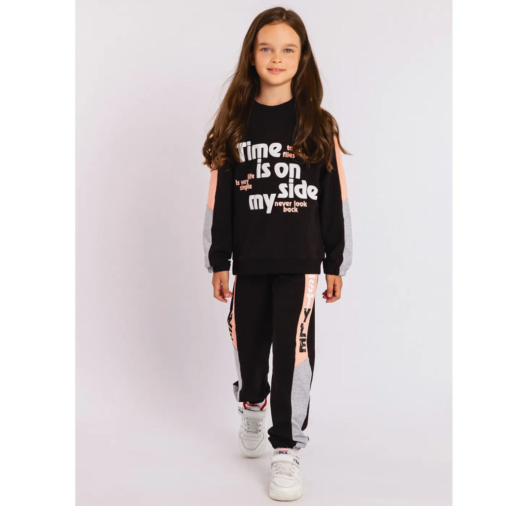 Костюм спортивный футер 2х нитка петля 8041300103 8041300103 купить оптом по цене 887 ?| Фабрика детской одежды Юлла - Youlala фото 22