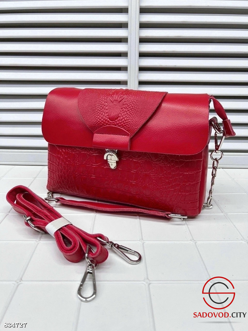 Женская сумка из кожи с доп.ремешком - Bruno фото 5