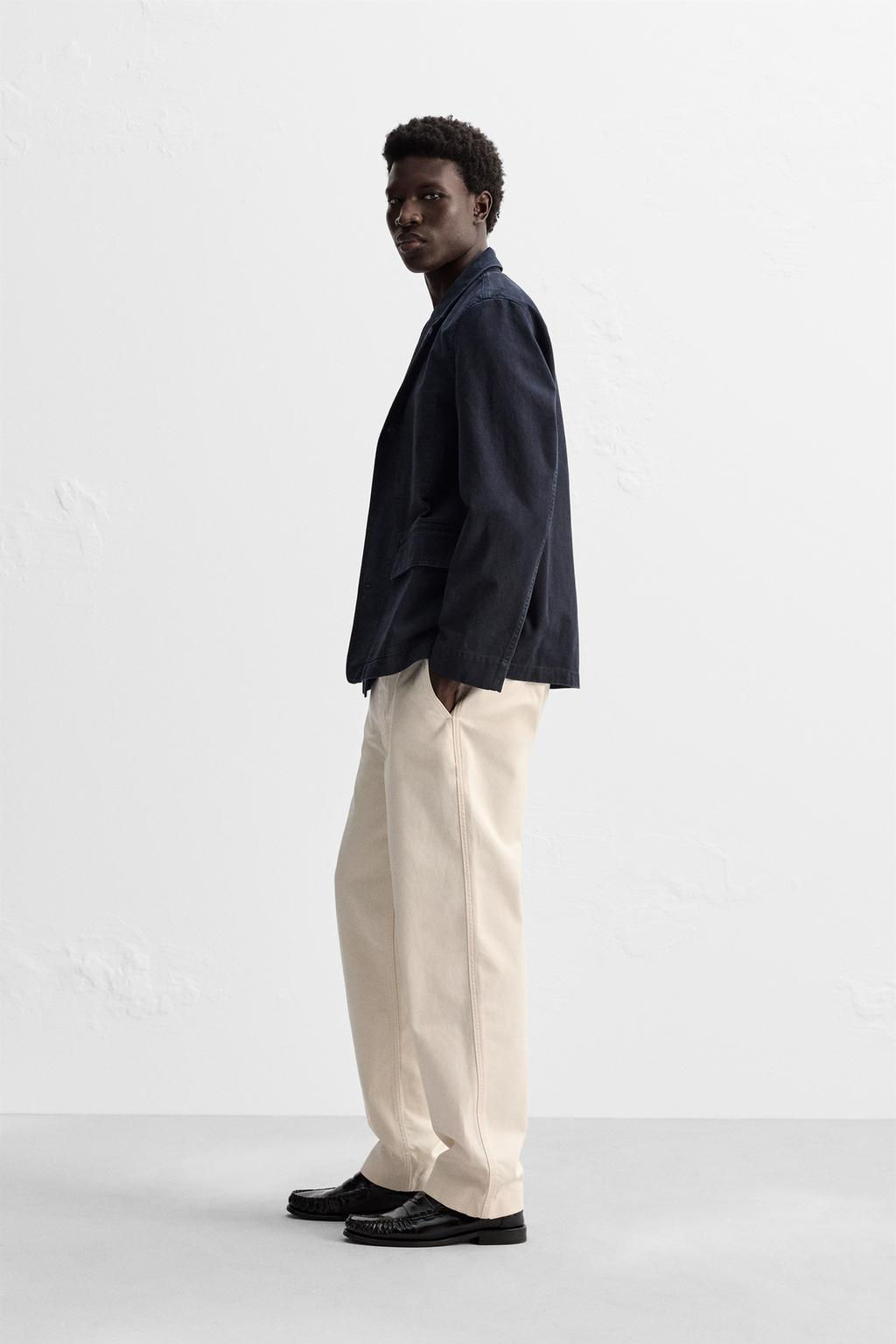 WASHED COTTON BLAZER - Zara фото 4