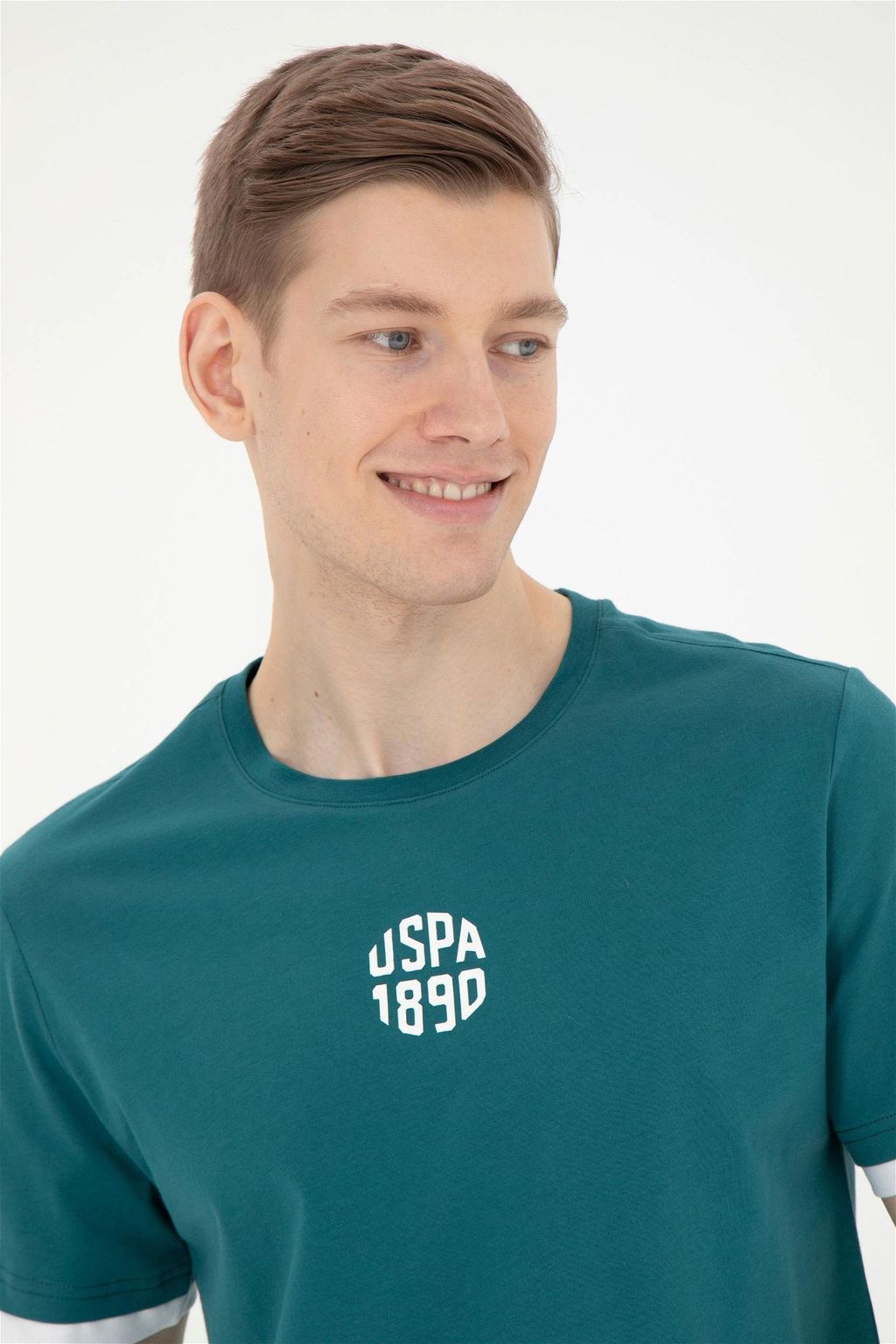 Мужская темно-зеленая футболка - U.s. polo assn фото 2
