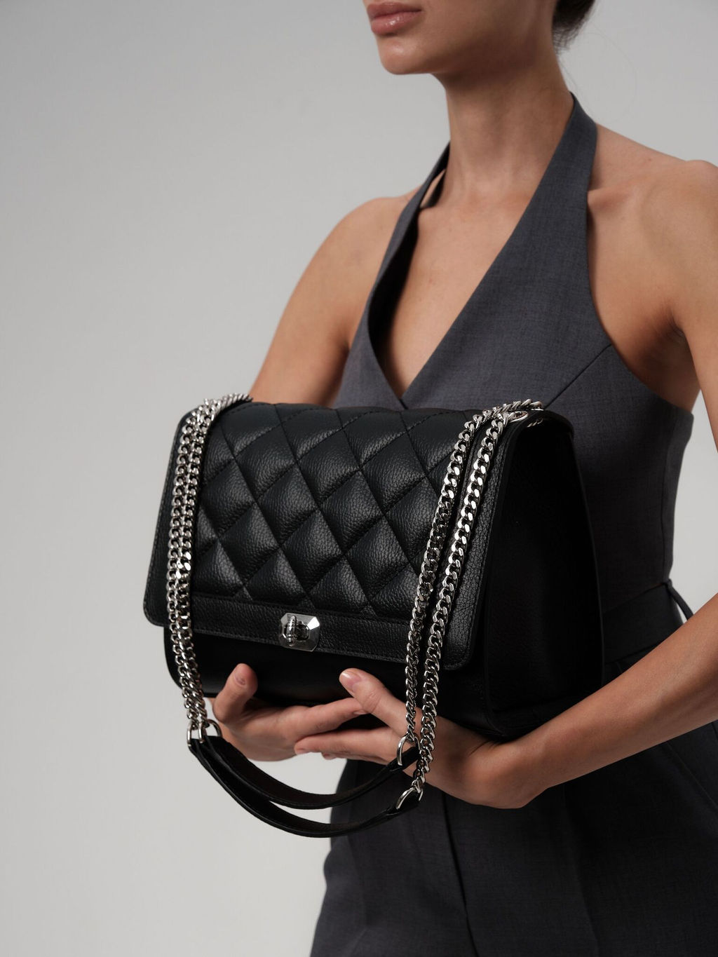 Сумка кожаная Azaro 30783 черный