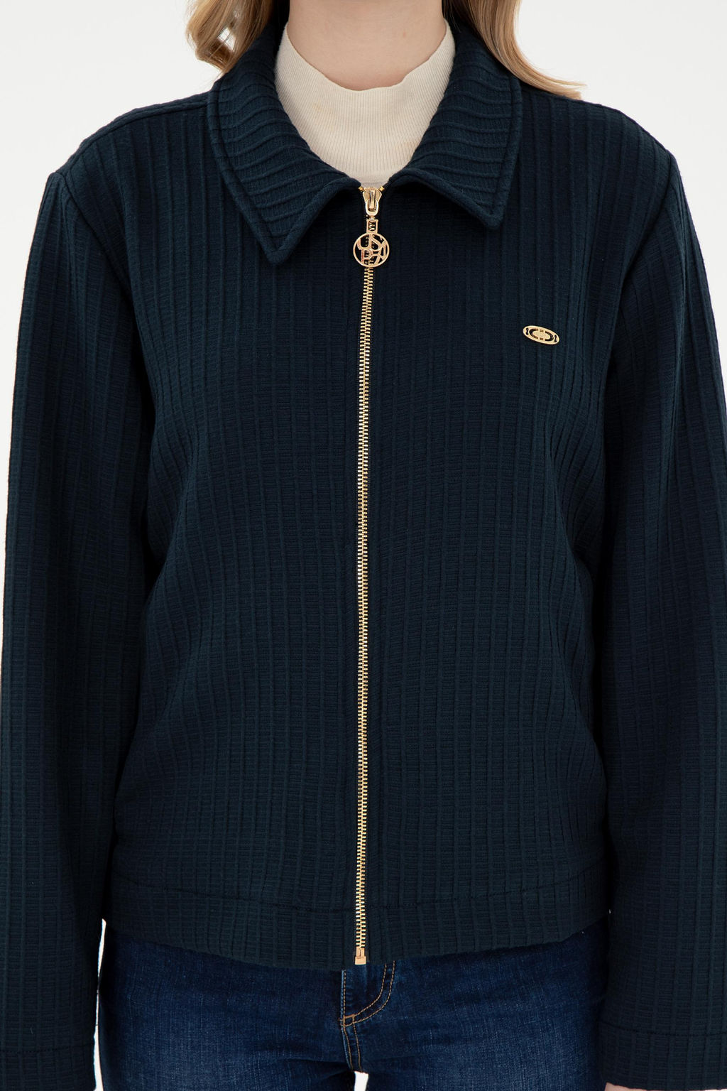 Женский темно-синий свитшот Неожиданная скидка в корзине - U.s. polo assn фото 13