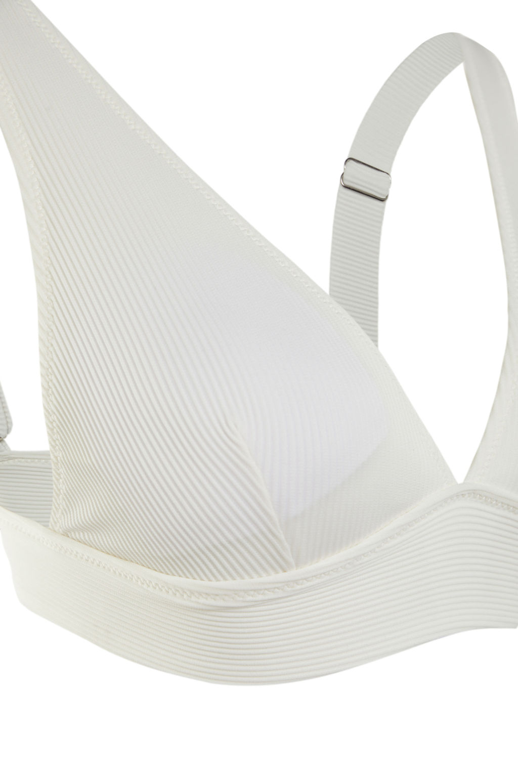 Ekru Ucgen Dokulu Core Bikini Ustu TBESS22BU0017