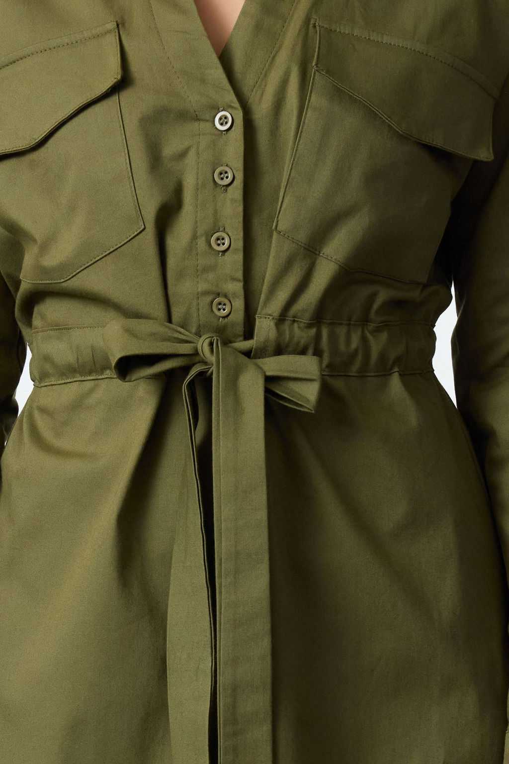 TRENDYOLMILLA Lacivert Belden Ac?lan Tunel Detayl? Mini Dokuma Elbise TWOAW25EL00166  фото 8