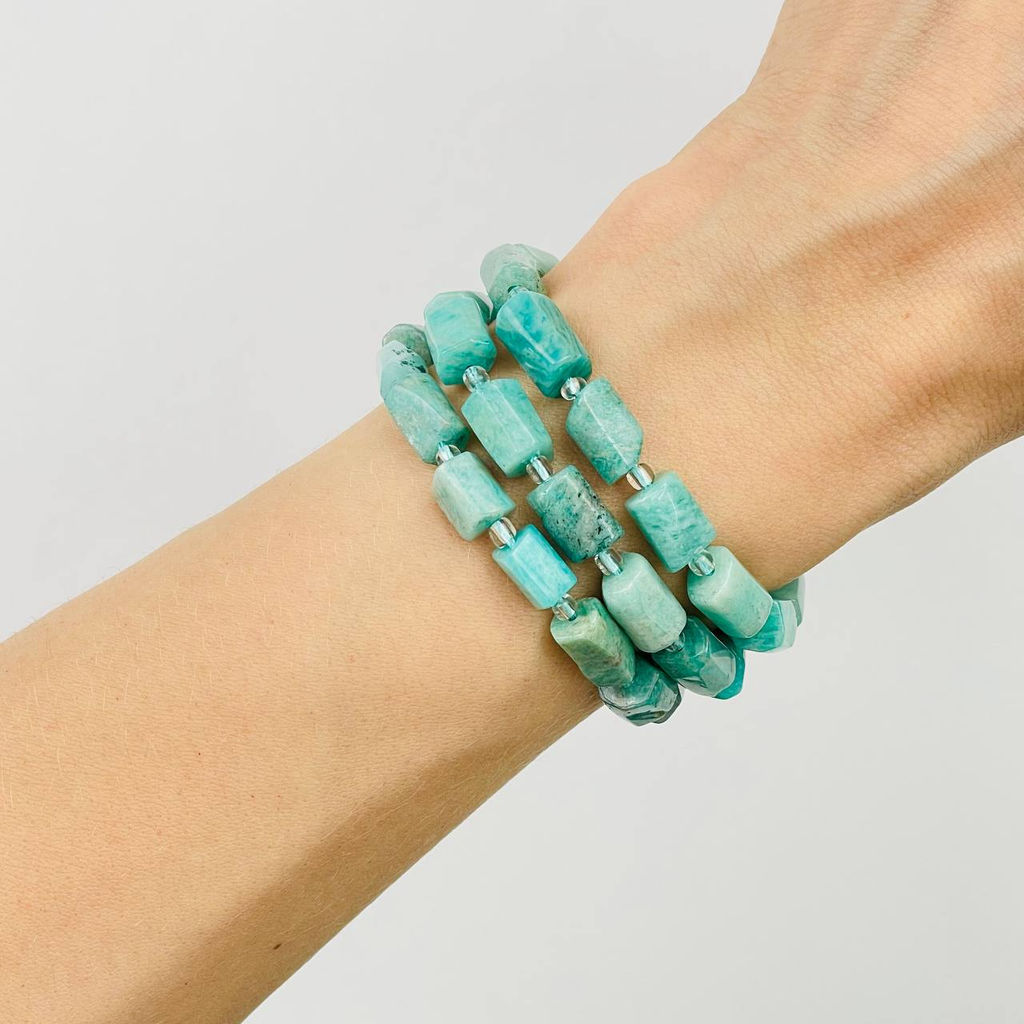 Бусины для украшений из Амазонита 40 см