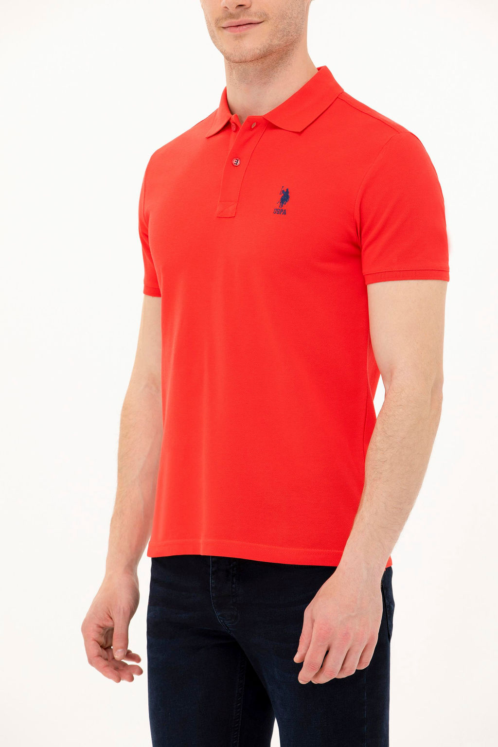 Мужская красная базовая футболка - U.s. polo assn фото 20