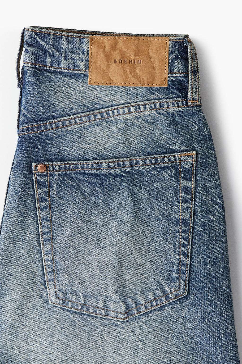 Wide Ultra High Jeans - H&m фото 7