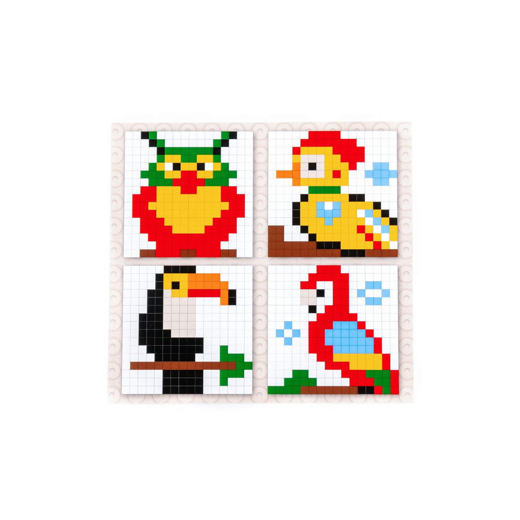 Конструктор Классик Мозаика №10 (птицы) (350 элементов) (в пакете) - Полесье фото 7