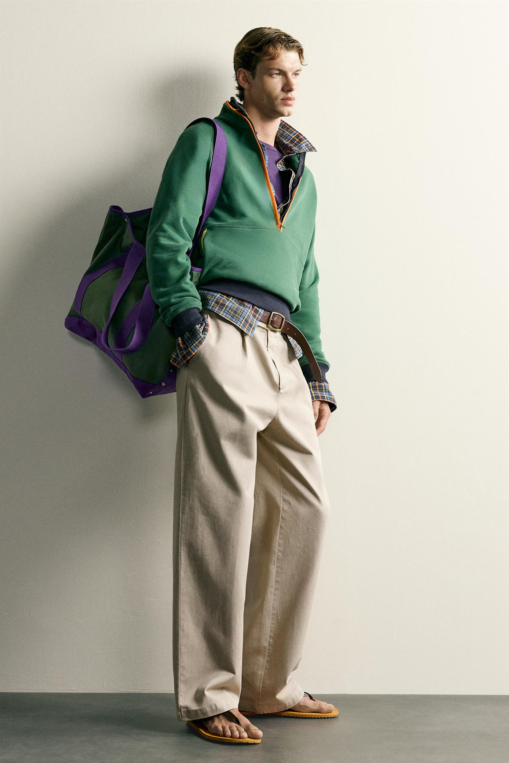 BOLSO SHOPPER TEJIDO / Multicolor - Zara фото 2