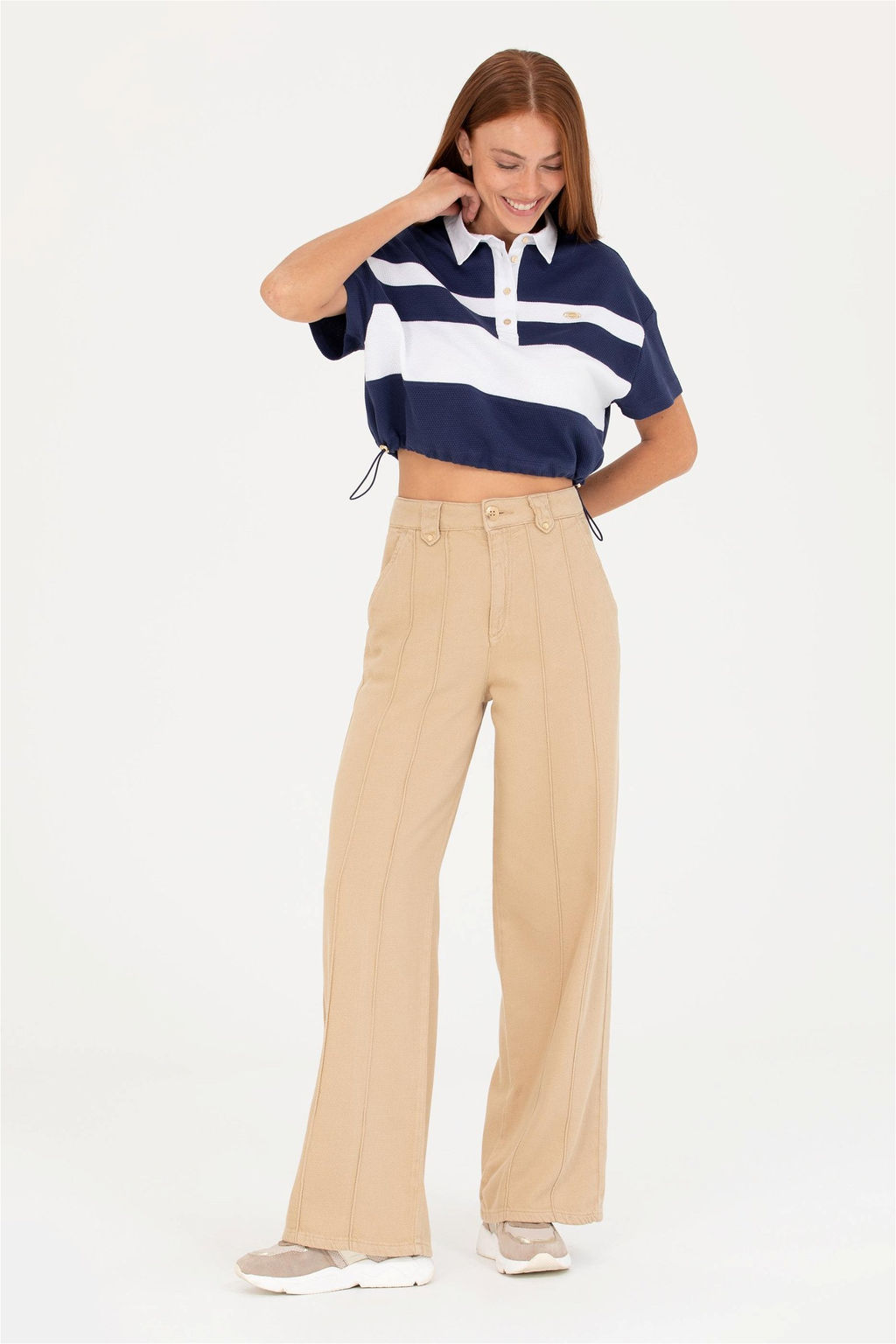 Женская темно-синяя футболка - U.s. polo assn фото 11