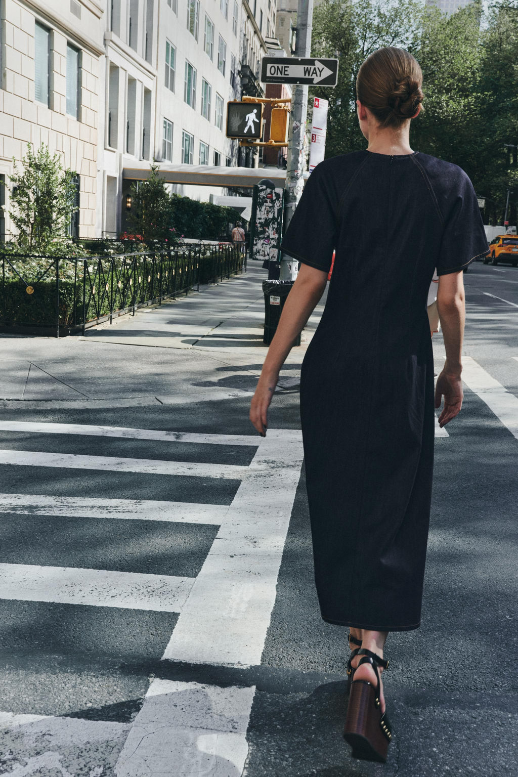 ZW COLLECTION LONG DENIM DRESS - Zara фото 3