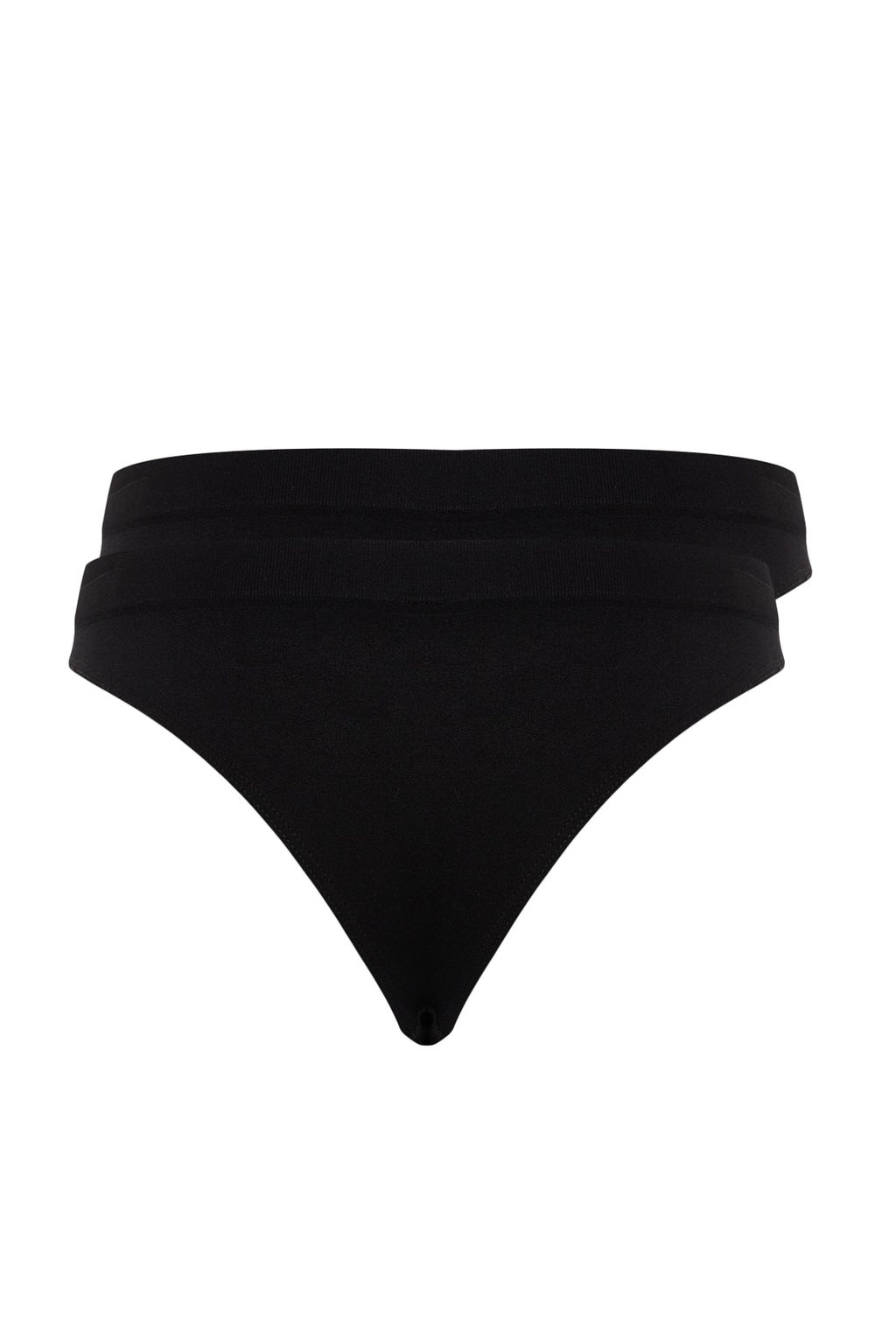 Trendyolmilla Siyah 2li Paket Seamless/Dikissiz Brazilian Orme Kulot THMAW24KU00003 фото 9