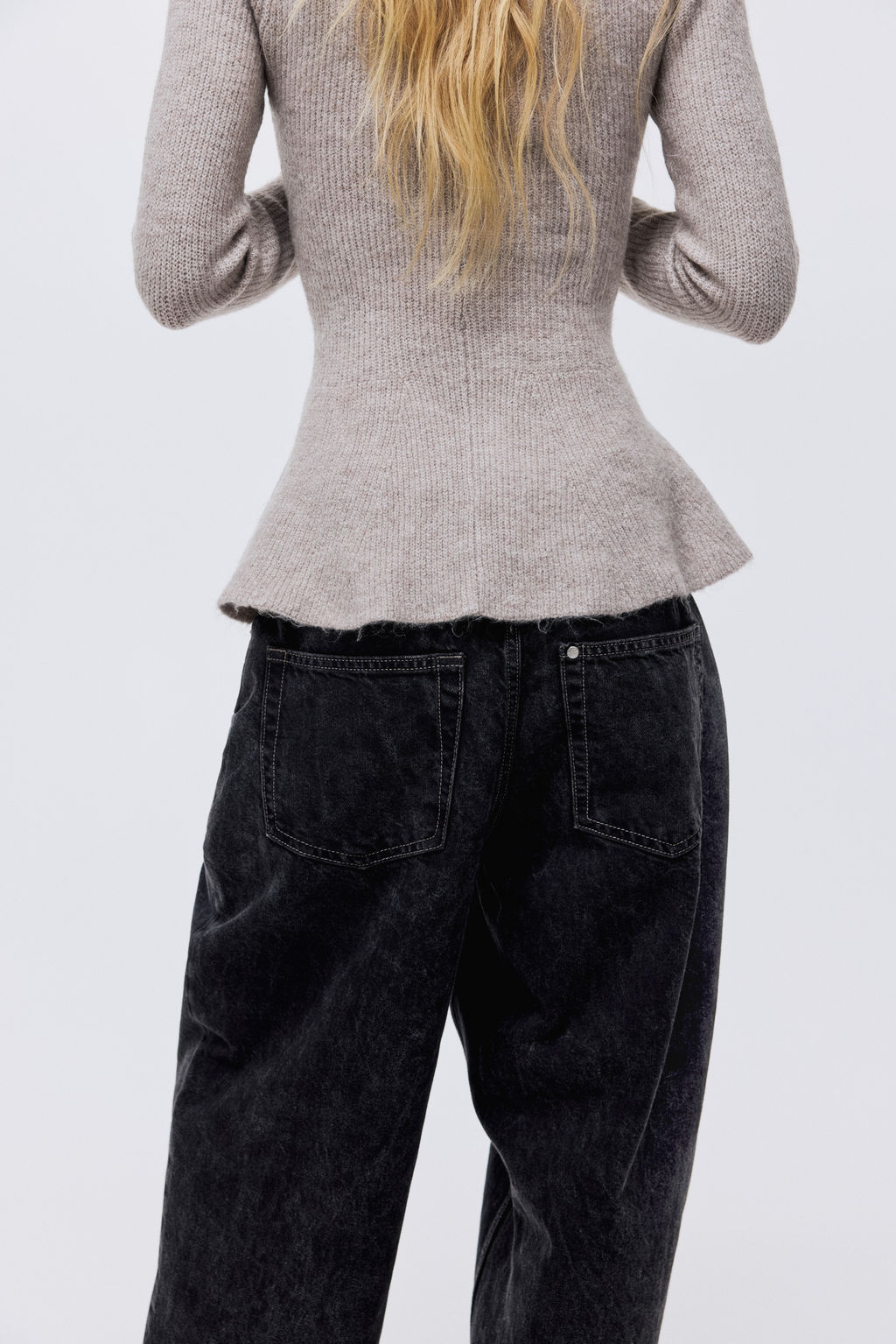 Curvy Fit Baggy High Jeans - H&m фото 7