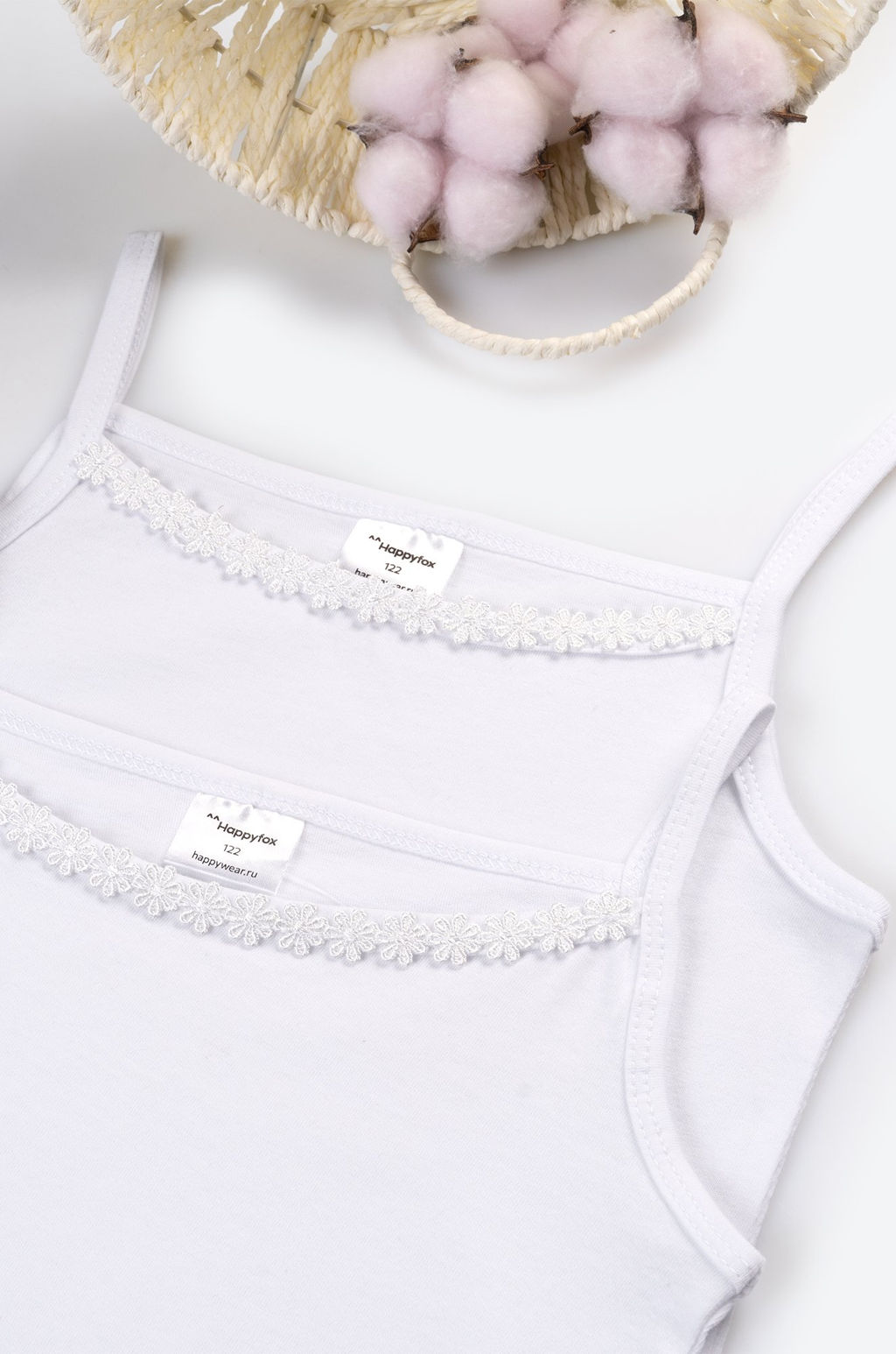 Майка на бретелях для девочки 2 шт. Happy Fox  фото 9