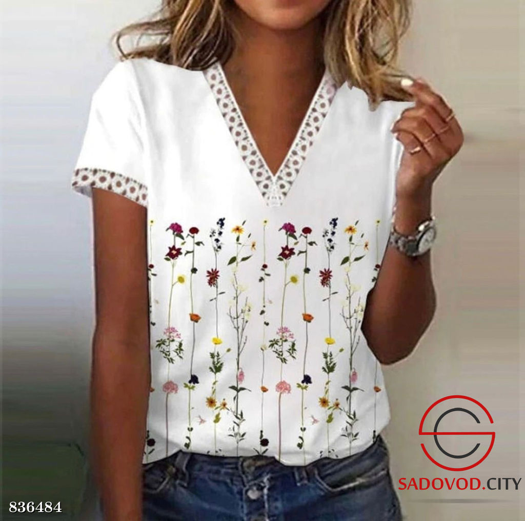 Блузка женская с рисунком - Bruno фото 4