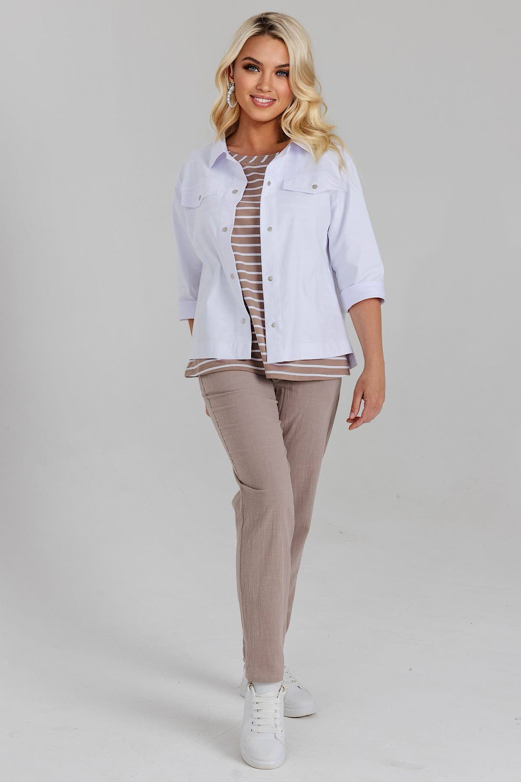 Блузка женская 4434/02/Кофейный - Rise фото 5