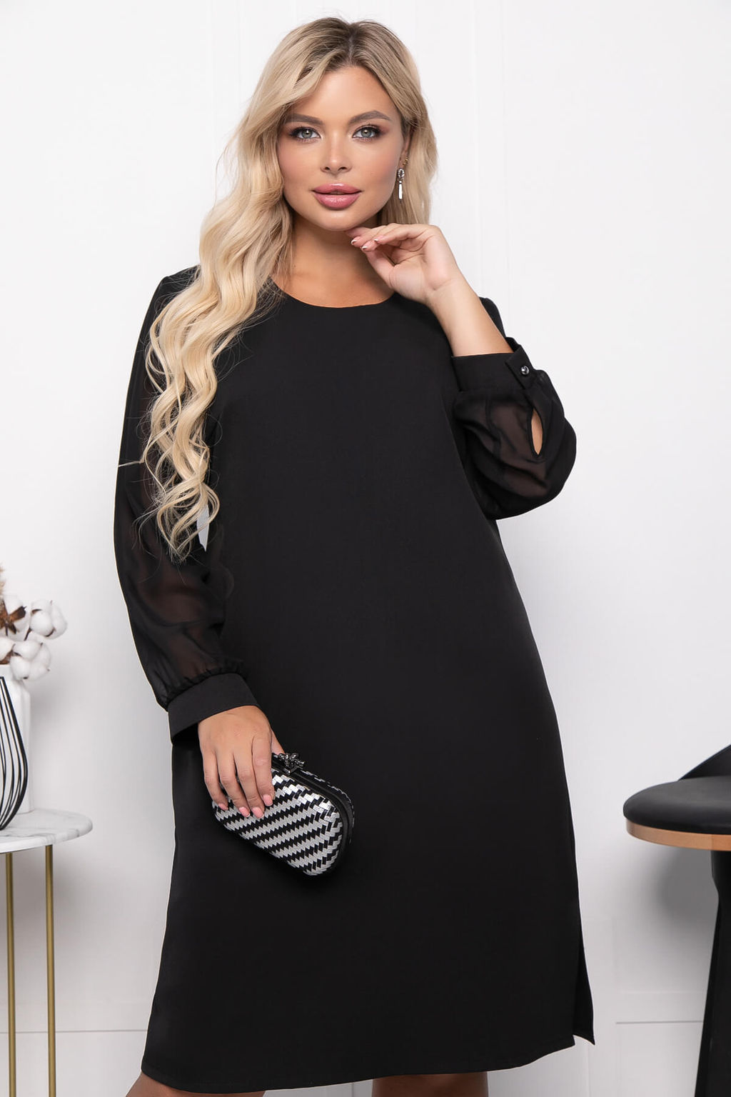 Платье Ирит П7199 (блэк) - Lt collection фото 6