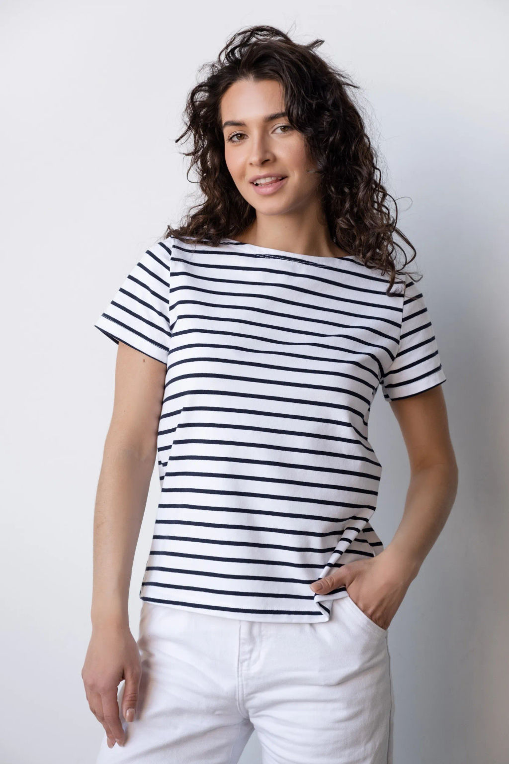 Футболка ТП 145п-3 Белый / Синий - T.C.T фото 4