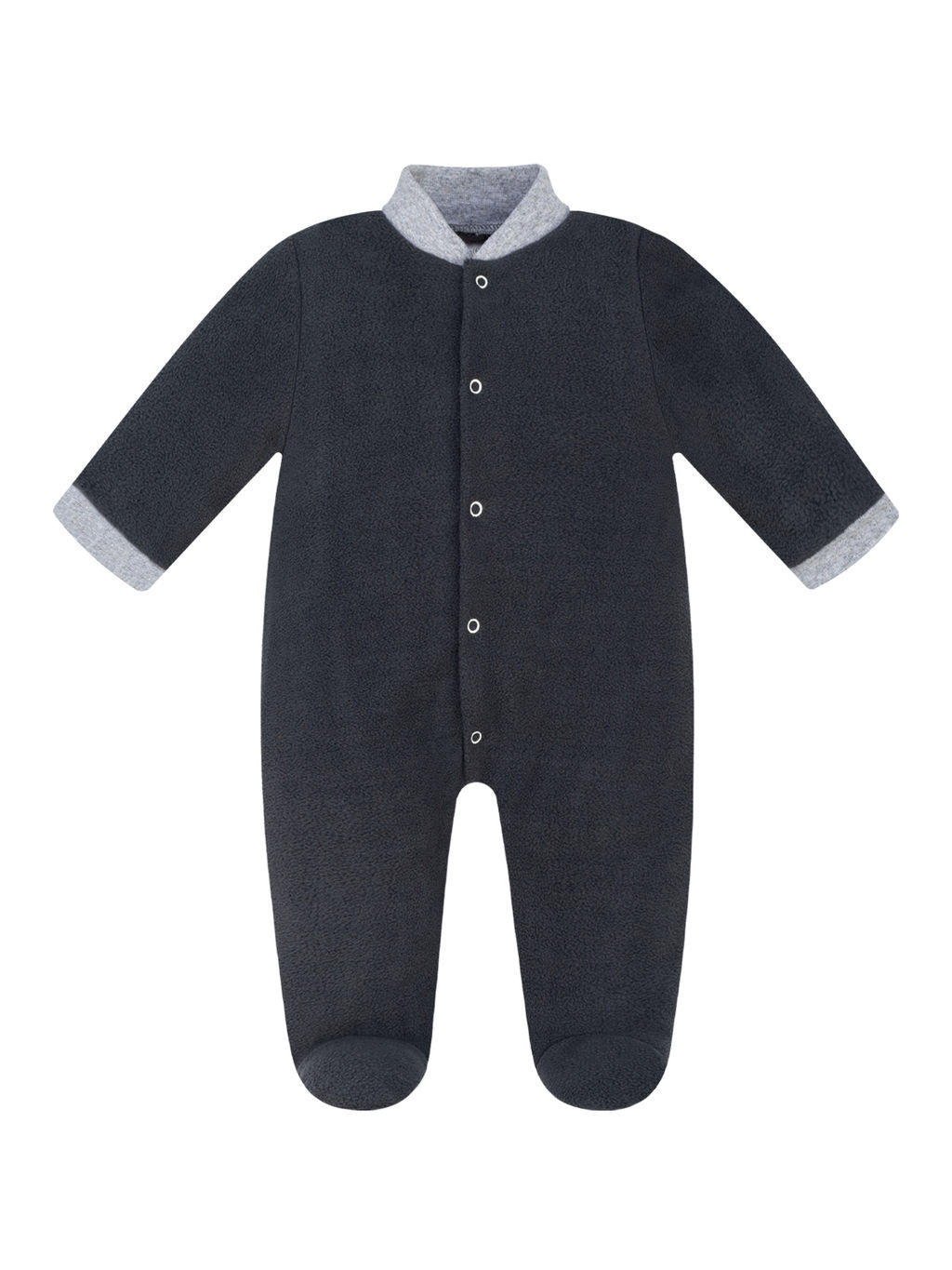 Комбинезон ясельный флисовый антрацит