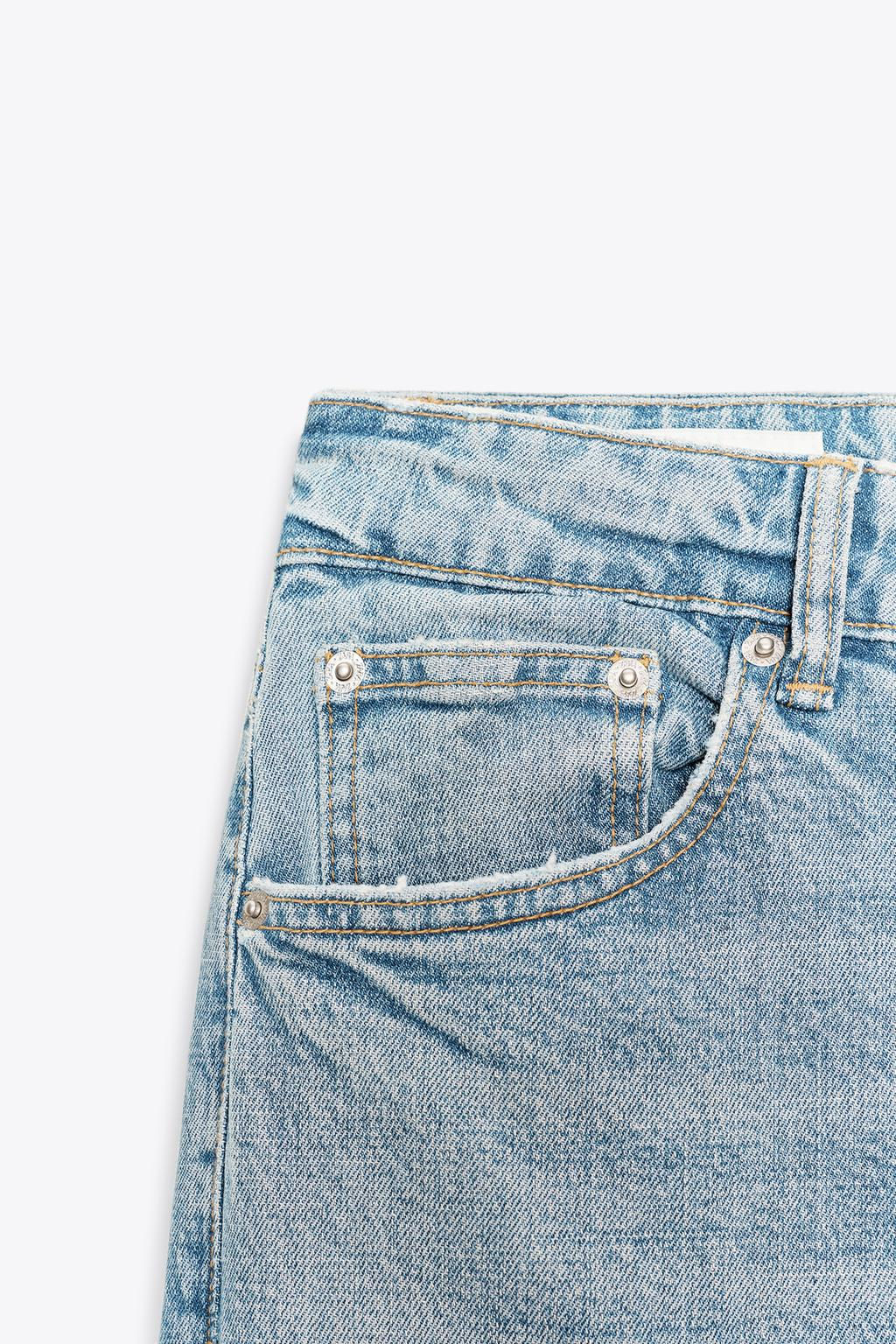 TRF STRAIGHT HIGH-WAIST JEANS - Zara фото 18