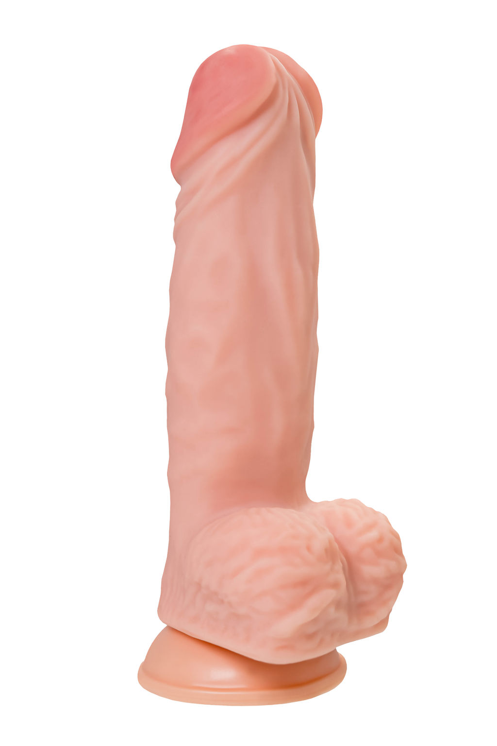Страпон-гигант на креплении LoveToy, реалистичный, neoskin, телесный, 24,5 см, 6,7 см