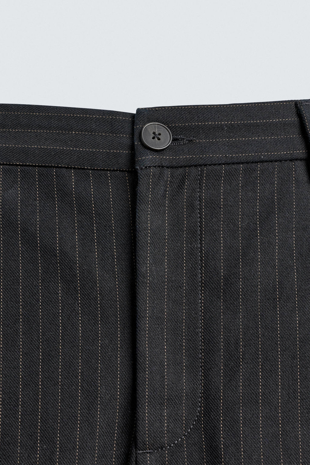 RELAXED FIT PINSTRIPE TROUSERS - Zara фото 19