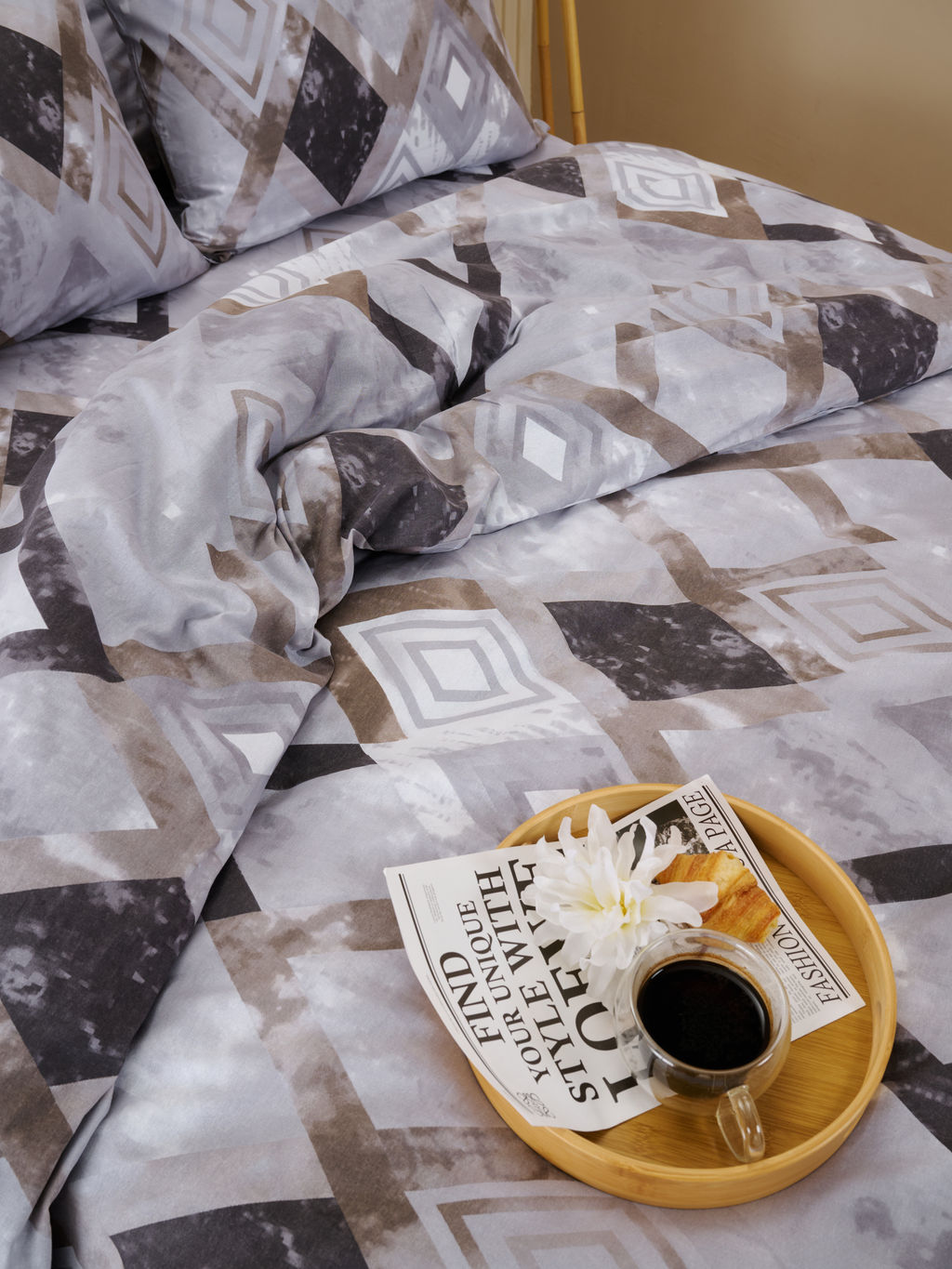 Пододеяльник бязь люкс на молнии - Геометрия 220x240