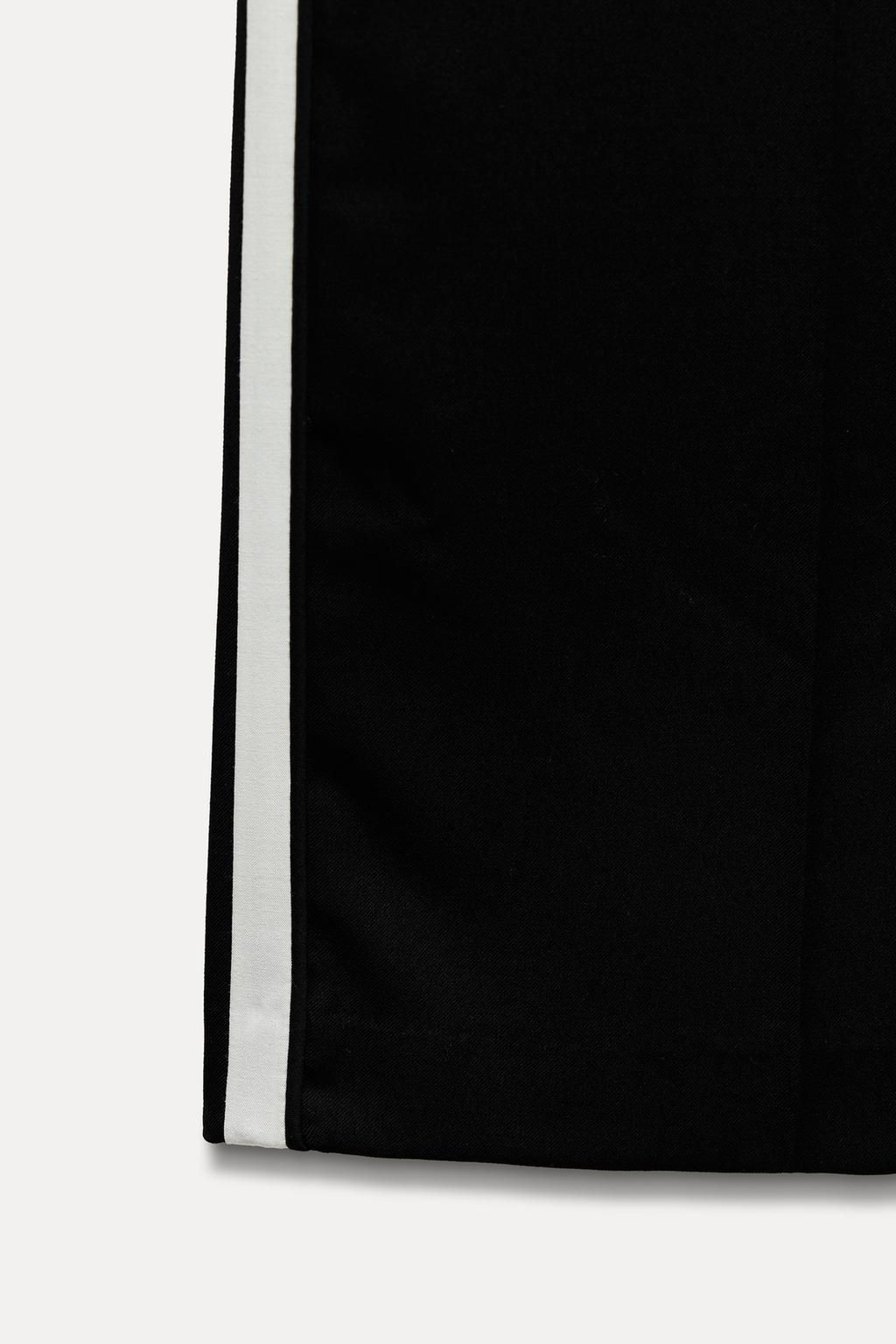 PINSTRIPE TROUSERS WITH BOXER DETAIL - Zara фото 16