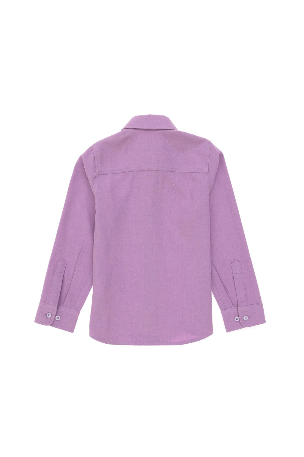 Сиреневая рубашка с длинным рукавом для девочки Неожиданная скидка в корзине
