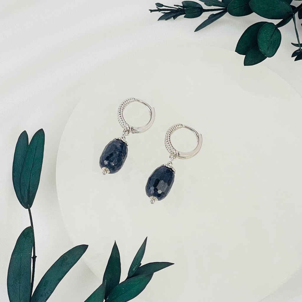 Серьги Сапфира - Радуга самоцветов фото 2