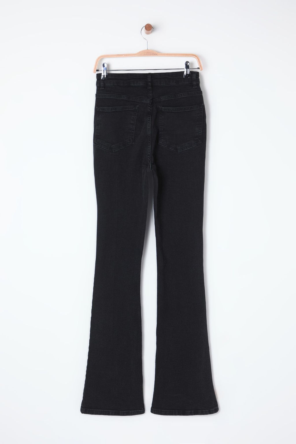 TRENDYOLMILLA Koyu Mavi Yuksek Bel Flare Jeans TWOSS25JE00109  фото 11