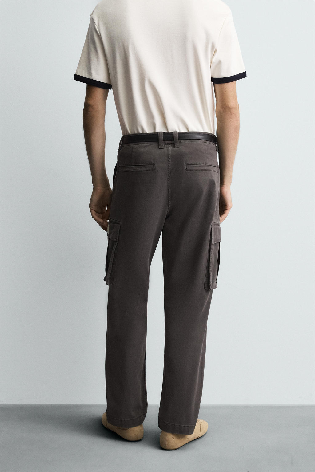 RELAXED FIT CARGO TROUSERS - Zara фото 3