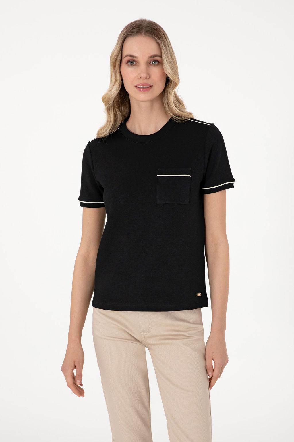 Kad_n Siyah Ti__rt Sepette S_rpriz _ndirim - U.s. polo assn фото 3