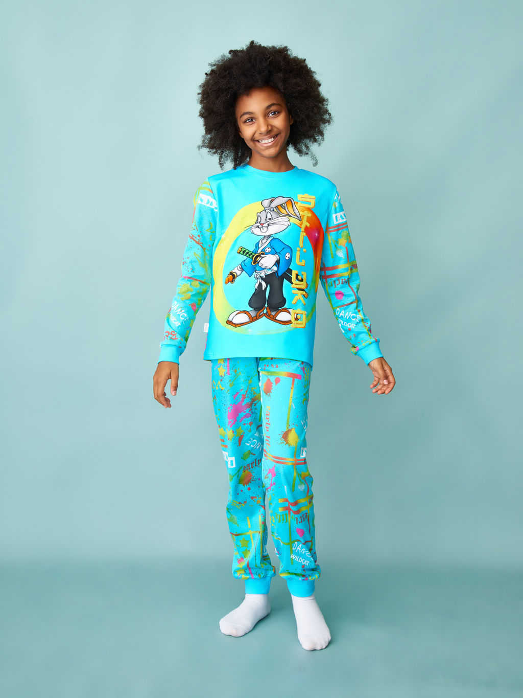 Пижама "Акеми",бирюзовый