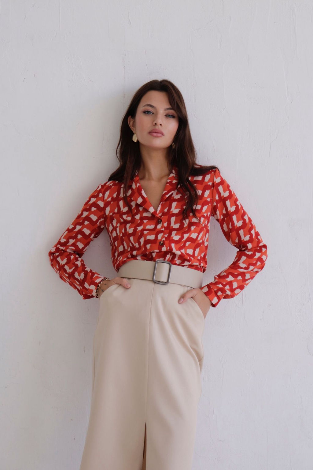 Блуза с английским воротником - Martichelli фото 42