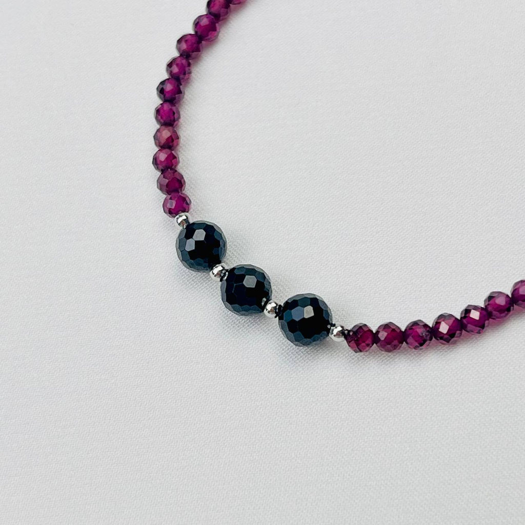 Браслет из Граната (Альмандин) и Шпинели 16,5 см +